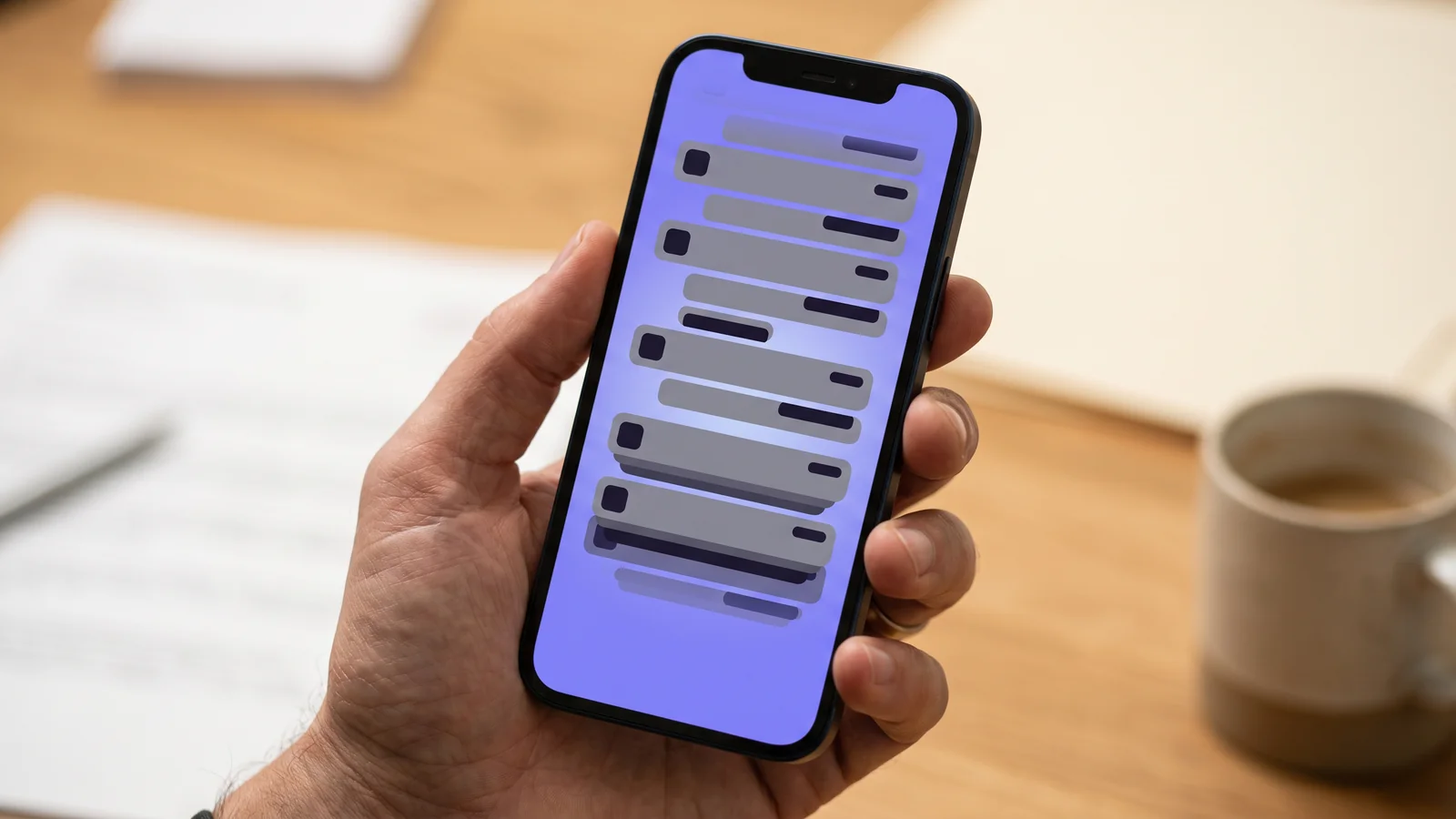 Tela de celular com dezenas de mensagens de WhatsApp pedindo aprovação em sequência