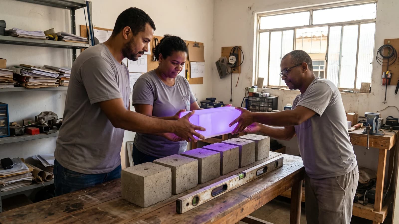 Equipe implantando uma camada inteligente somente depois de estabilizar registros e regras comerciais